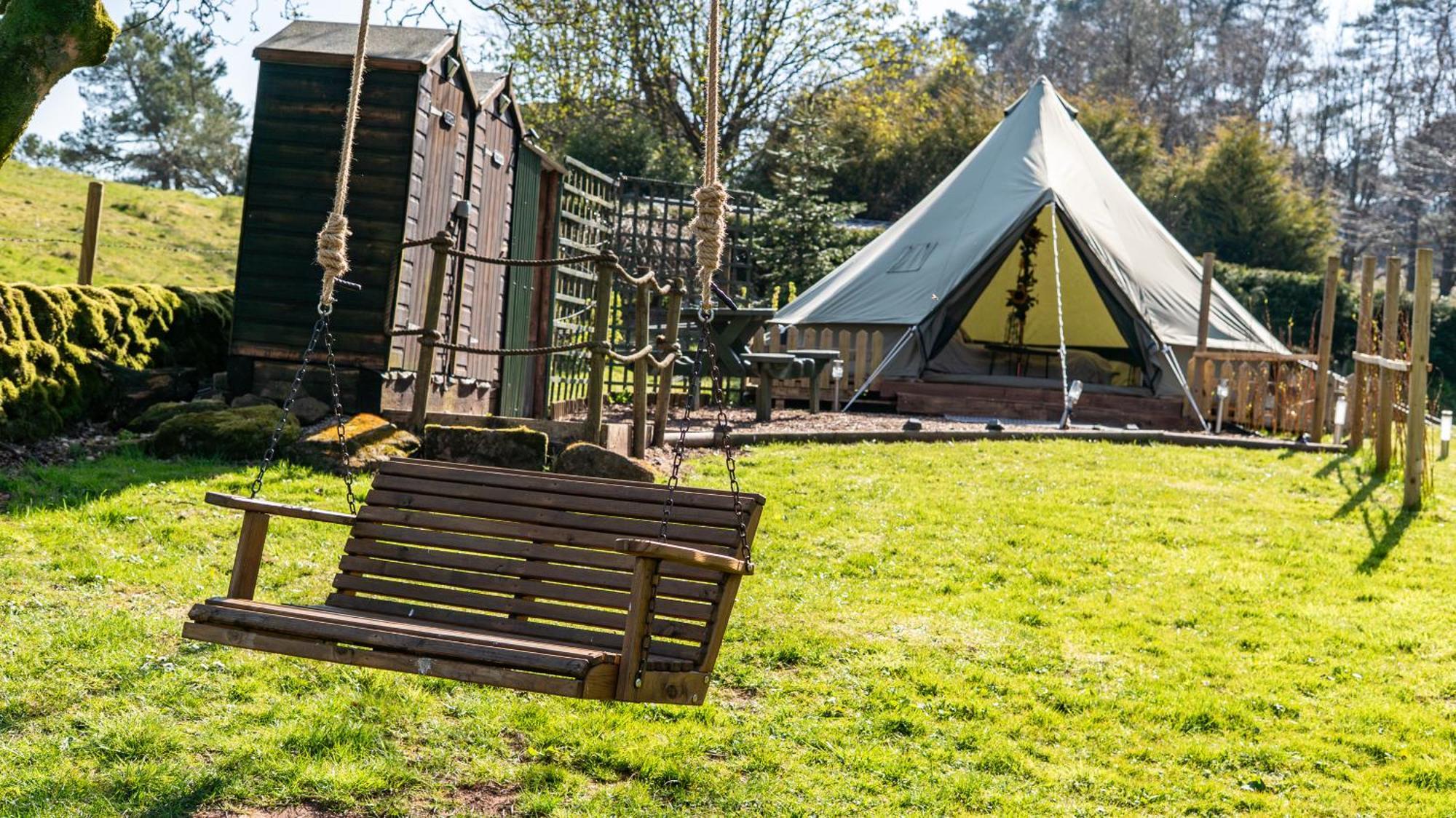 Bluebell Bell Tent The Roaches Upper Hulme Exterior foto